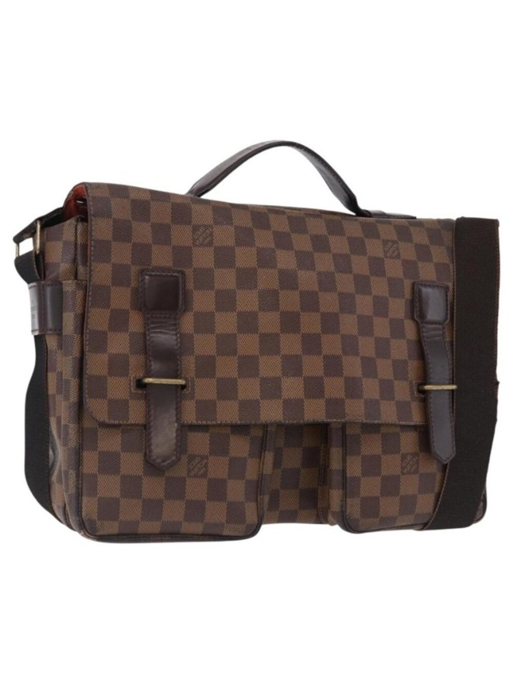 Authentic LOUIS VUITTON Damier Ebene Broadway Shoulder Bag N42270 LV